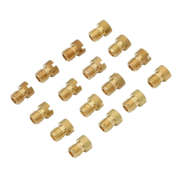 munirater 16pcs Carburetor Main Jet Kit 16 Short Jets Replacement for GY6 150cc 125cc 90 95 98 100 105 108 110 115 120 125 130 135 140 145 150