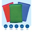 thumbnail image 2 of SCRUBIT Multi-Purpose Scouring Pad - Non-Scratch Cleaning Sponges for Pots, Pans, Dishes, Utensils & Non-Stick Cookware - Scrubbing Pads Use for Kitchen, Bathroom - 6 Pack Dish Sponge (Green), 2 of 4