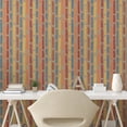 thumbnail image 3 of Ambesonne Bohemian Peel & Stick Wallpaper for Home, Hippie Funky Style Leafage, 13"x72", Multicolor, 3 of 6