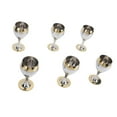 thumbnail image 1 of Cambilleras de vino, Copas de vino de metal portátiles resistentes un alta temperatura 304 acero para acampar inoxidable, 1 of 7
