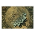 thumbnail image 3 of Tiptophomedecor Mandala Wallpaper Wall Mural - Golden Treasure, 3 of 4
