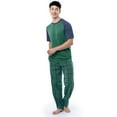 thumbnail image 3 of Fruit of the Loom Men's Raglan Short Sleeve T-shirt and Plaid Pajama Sleep Pant Set, Sizes S-2XL, 3 of 11