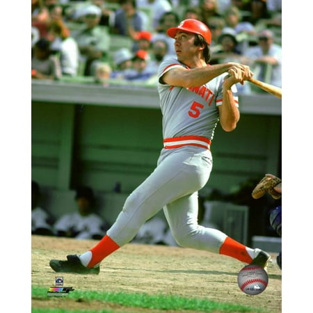 Johnny Bench Memorabilia - Johnny Bench Action Photo Print