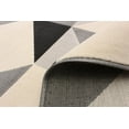 thumbnail image 3 of ECARPET Modern Area Rug for Dining Room, Living Room, Bedroom or Den Delta Black, 3 of 9