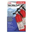 thumbnail image 2 of Kidde 1A:10B:C Recreational Fire Extinguisher with Wall hanger, Red, 3.25" x 3.25" x 13.75", 2 Count, 2 of 5