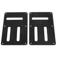 thumbnail image 3 of Electric Guitar Back Cover, 2 Pcs Electric Guitar Back Plate 6 Holes PVC 3 Slots Easy To Install Wear Proof  For Protection, 3 of 8