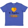 thumbnail image 3 of Inktastic St. Augustine Florida Orange in Heart Youth T-Shirt, 3 of 5