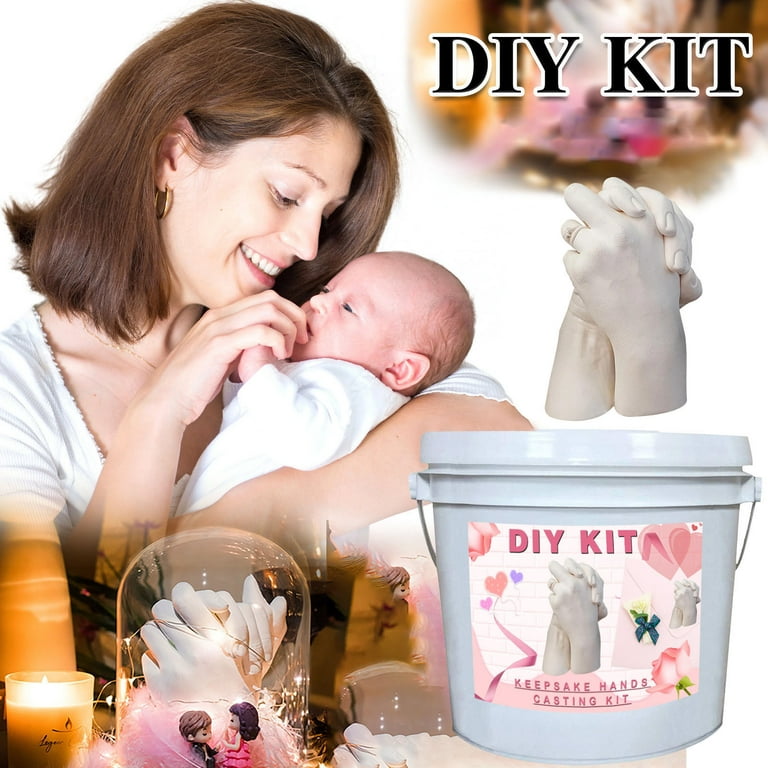 Dylan & Rylie Hand Casting Kit for Couples - Plaster Hand Mold Casting DIY  Kit for Adults and Kids Anniversary Wedding Birthday Gifts for Her or Him  and Mom