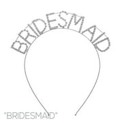 Western Mania 71884-S Rhinestone Bridesmaid Headband, Silver