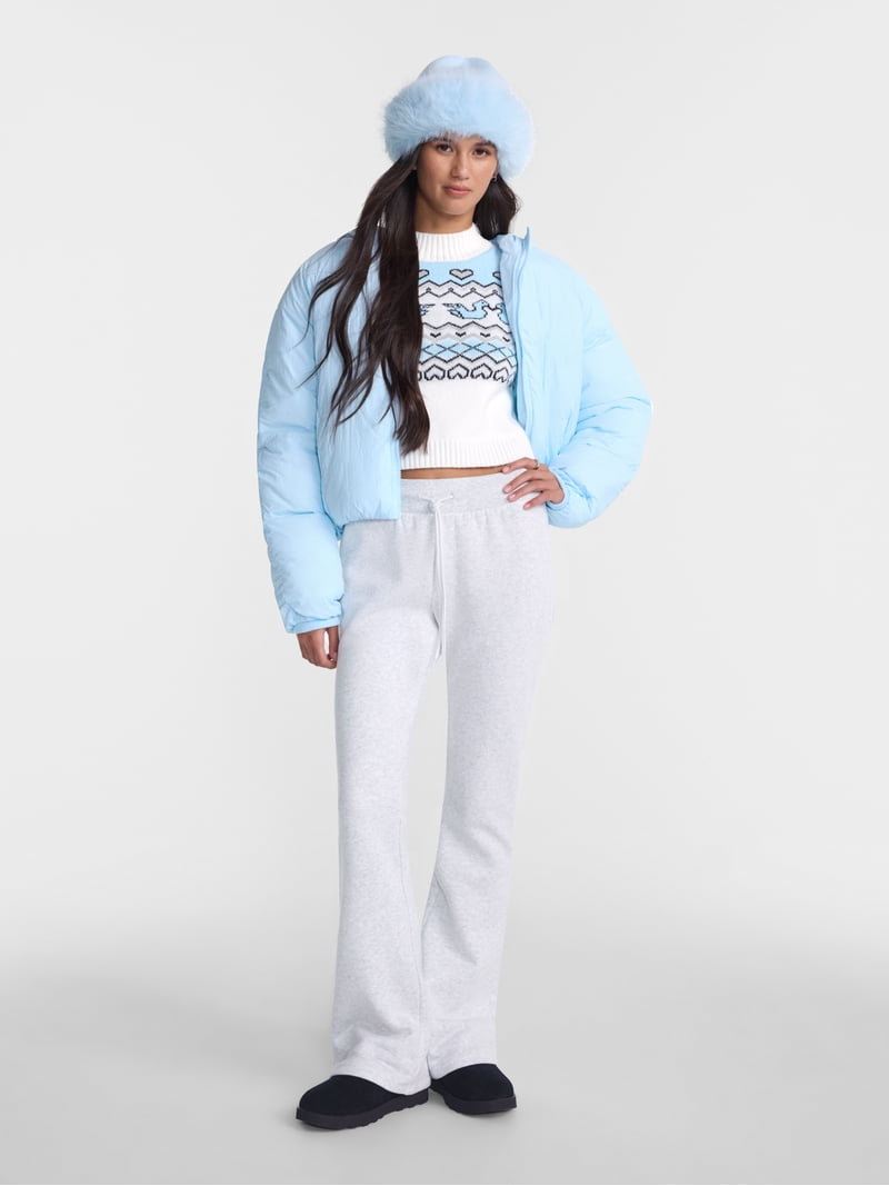 No Boundaries Fleece Flare Pants, 31