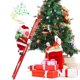 thumbnail image 4 of Muñeco de Papá Noel trepando por una escalera, con muñeco musical, adornos para árboles de Navidad, decoración para el hogar, regalo de Año Nuevo 2025 para niños, 4 of 5