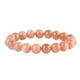 thumbnail image 1 of 1 pulsera elástica de piedras preciosas de color naranja de 8mm. Cuentas milimétricas, adecuadas para regalos de cumpleaños para hombres y niñas., 1 of 5