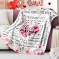 thumbnail image 2 of LHSHID Long Distance Relationship Gifts Girlfriend Gifts from Boyfriend Mothers Day Birthday Gift for Girlfriend for Her Women Wife Girlfriend Blanket Present, 2 of 7