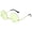 Gold frame green she, variant on Ywmsfl Elegant Shell Shape Frameless Sun Protective Sun Glasses for Women and Teens Weddings and Special Occasion Eyewears