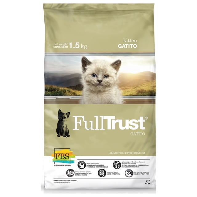 Alimento Para Gato Full Trust Gatito Super Premium de 1.5 Kg