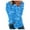 #1-Blue, variant on Patlollav Winter Fall Ladies Long Sleeve Blouses,Women Print Comfortable Breathable Round-Neck Tops