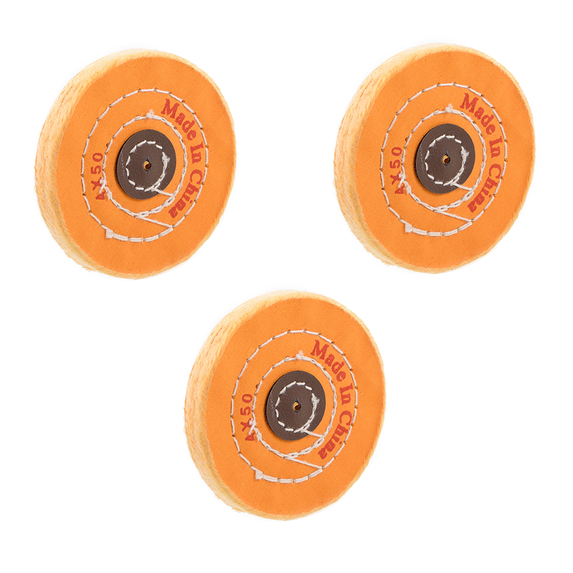4 Inch Cotton Buffing Wheel Polishing Pad For Bench