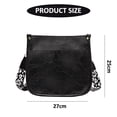 thumbnail image 2 of Bolso bandolera Bolso de piel para mujer Bolso bandolera Bolso cubo para mujer, correa ajustable, 2 of 5