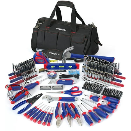 

WORKPRO 322-Piece Home Repair Hand Tool Kit Basic Household Tool Set Include Carrying Bag