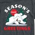 thumbnail image 3 of Coca-Cola - Season's Greetings Polar Bears - Men's Short Sleeve Graphic T-shirt, 3 of 5