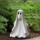 thumbnail image 1 of Estatua de Fantasma Blanco de Halloween para Exteriores, Linda Decoración de Fantasmas, Artesanías de Resina, 1 of 5