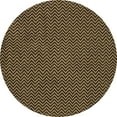 thumbnail image 1 of Ahgly Company Indoor Round Oriental Brown Industrial Area Rugs, 6' Round, 1 of 4