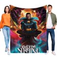 thumbnail image 1 of Doctor Strange anti-pilling, suave, ligera, esponjosa y acogedora de lujo para hogar y cocina – Perfecta para niños y adultos,80X100cm, 1 of 6