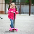 thumbnail image 6 of Lil' Rider Toddler Scooter with Adjustable Handlebar and LED Wheels (Pink), 6 of 8