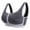 Black, variant on Darzheoy Bras for Women No Underwire Women Sexy Large Size Underwear Cotton Comfortable U-shaped Back Shockproof Shaping Yoga Fitness Back No Steel Ring Gathering Underwear Bra 36/80