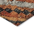 thumbnail image 3 of Addison Rugs Chantille Indoor/Outdoor Transitional Aztec Terracotta Machine Washable Rectangle Rug, 3' x 5', 3 of 8
