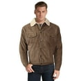 thumbnail image 2 of Men's Button Up Lined Corduroy Trucker Jacket (Khaki,S), 2 of 3