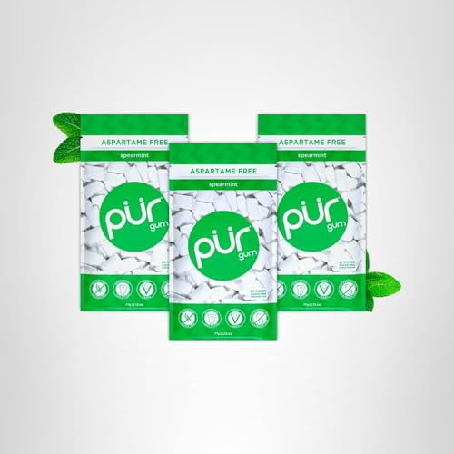 PUR Gum, Aspartame Free Chewing Gum, 100% Xylitol