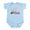 Sky Blue, variant on CafePress - Jelly Bean Infant Bodysuit - Baby Light Bodysuit, Size Newborn - 24 Months