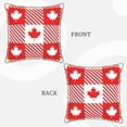 thumbnail image 3 of Kll Maple Leaves1 Decorative Throw Pillow Covers Velvet Soft For Couch Sofa Bedroom Living Room Outdoor -16"X16", 3 of 8