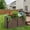 No Base, variant on Rectangular Raised Garden Bed- Portable Garden Raised Beds, Outdoor Planter Box, Planting Bed for Vegetables Herbs Flowers, 49*49*45cm