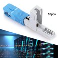 thumbnail image 4 of Connector, SC/UPC Connector 10Pcs Optical Fibre Connector, For 0.9, 2.0, 3.0 Access  Bow-Shaped -In Cable, 4 of 8