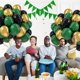 thumbnail image 4 of Set de Globos Awenztech 60 piezas 12" Verde, Negro y Dorado, 4 of 7