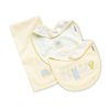 Gerber Organic B&burp Cloth Set, Ntrl