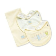 Gerber Organic B&burp Cloth Set, Ntrl