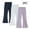 c01Multicolor, variant on 3 Pack Girls Flare Leggings Solid Color High Waist Bell Bottom Pants Kids Cotton Casual Clothes for Teen Girl Multicolor 6 Years