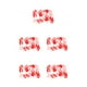 thumbnail image 1 of Inteprter Calcomanía de pared de Halloween, calcomanía luminosa sangrienta DIY, atmósferas temáticas, decoración autoadhesiva para Festival, Type2 NO2, 1 of 6