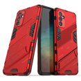 thumbnail image 3 of Slim Case compatible Samsung A82 5G Shockproof Dual-Layer Stand Cover:Red (G Need ), 3 of 5