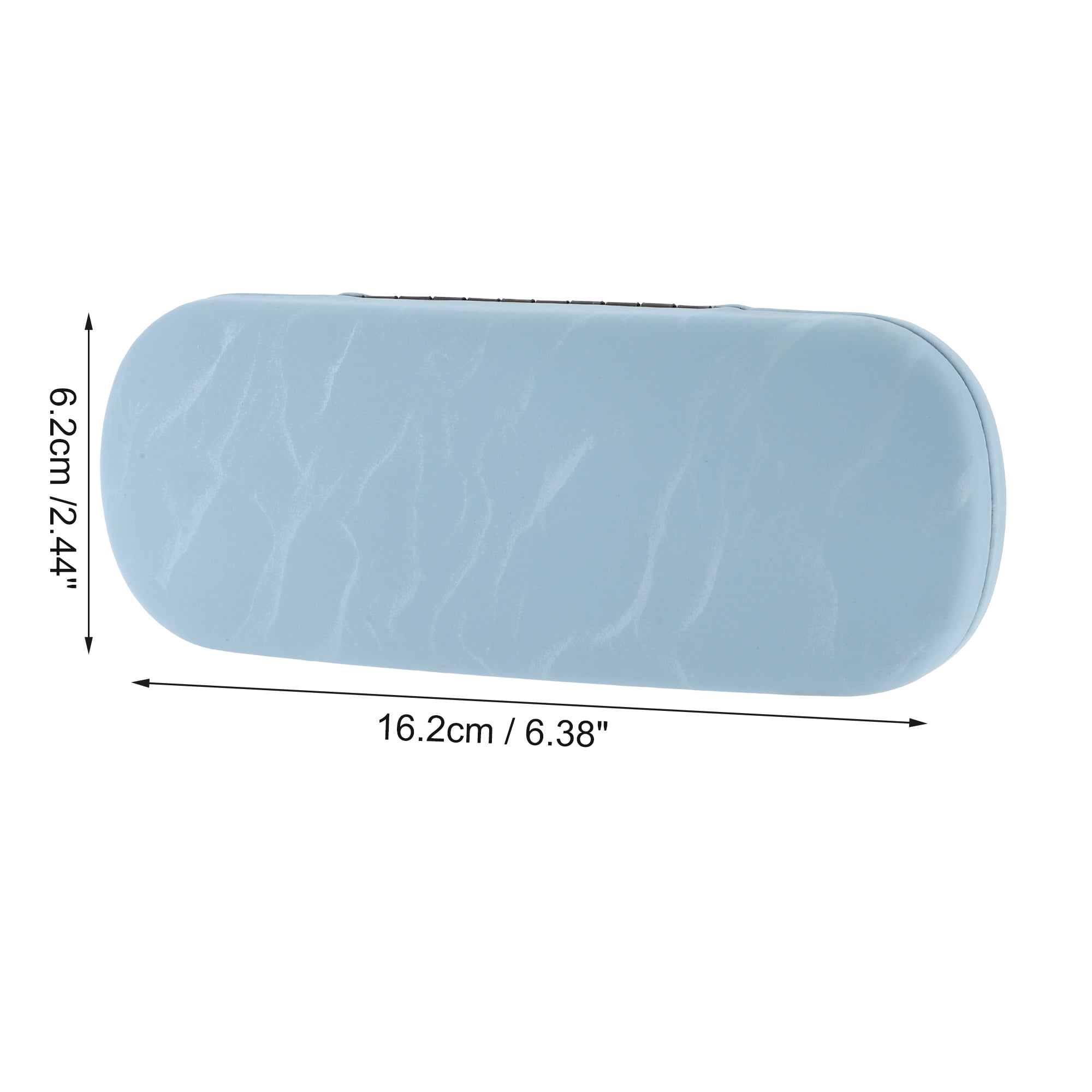 Unique Bargains Clouds Style Eyeglasses Case Storage 6.38"x2.44"x1.46" Blue