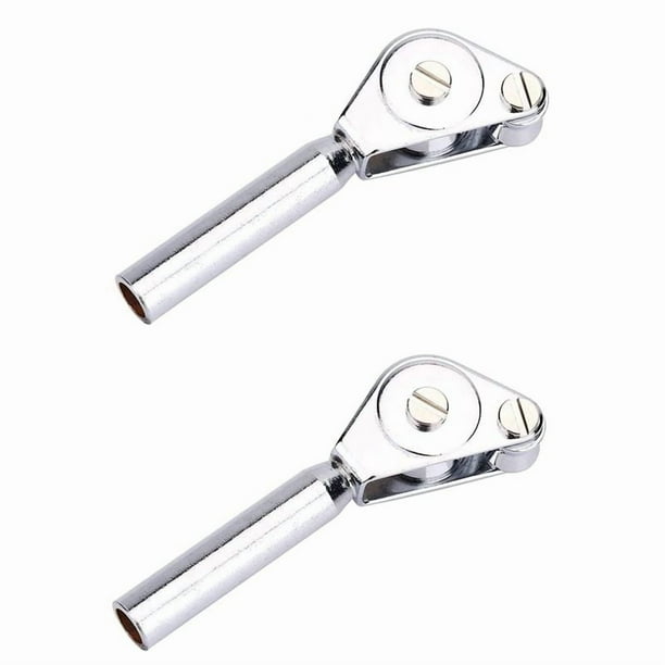 2X Punta de Caña de Pescar de 5 mm, Guía de Punta de Caña de Rodillo de Acero Inoxidable, Accesorio de Aparejos de Pesca para Curricán para de Mar, Pesca, Pesca Al Curricán