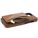 thumbnail image 5 of Protección completa del cuerpo del teléfono de la caja de cuero protectora del teléfono celular con el bolsillo de la carpeta de la cremallera para IPHONE 13Brown, 5 of 8
