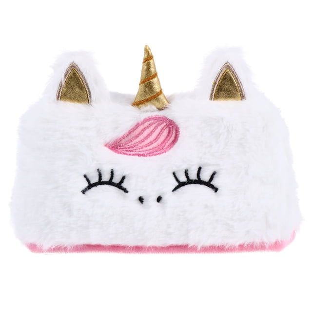1pc Car Tissue Holder Servilletero de unicornio Adorable Cartoon Plush Tissue Box