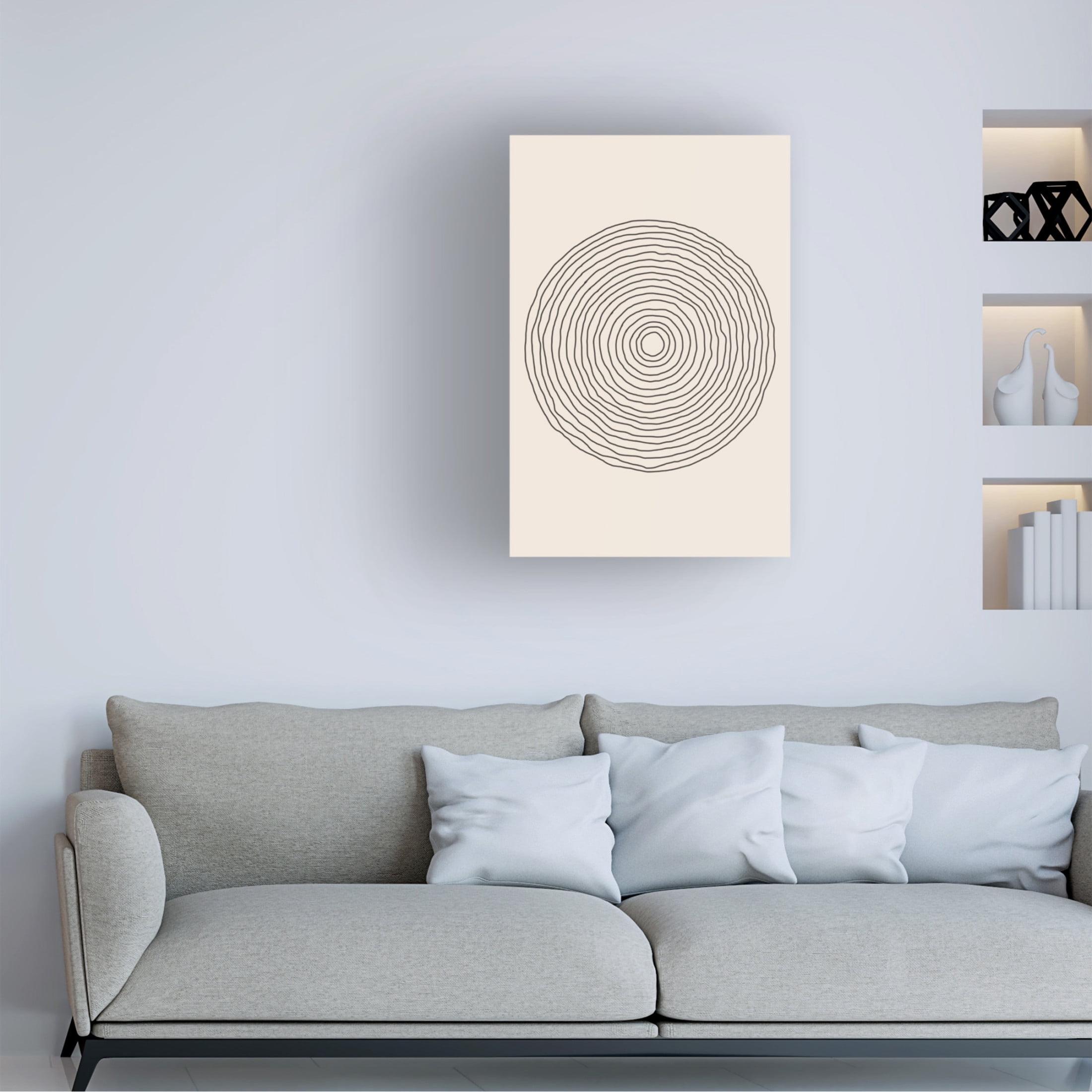 Trademark Fine Art jay stanley  Minimalism Set 1 Canvas Wall Art