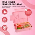 thumbnail image 6 of Microwavable Lunch Box, Compartmentalized Crisper Box, Plastic Lunch Box with Lid, Lunch Box for Office Workers, Lunch Box with Lunch Box, 6 of 6
