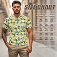 thumbnail image 6 of Aplkyhs Matching Golf Shirts for Couple Lemon Blossoms Quarter Zip His and Hers Golf Shirts Matching Quick Dry Golf Shirts for Men 4-Way Stretch Keep Cool in Hot Weather Fit Plain, 6 of 6