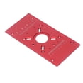 thumbnail image 4 of Router Table Insert Plate Aluminum Alloy Lift System Base Board for Woodworking Benches Router Parts Accessories Wood Tool Red Black M8 High Accuracy, 4 of 7